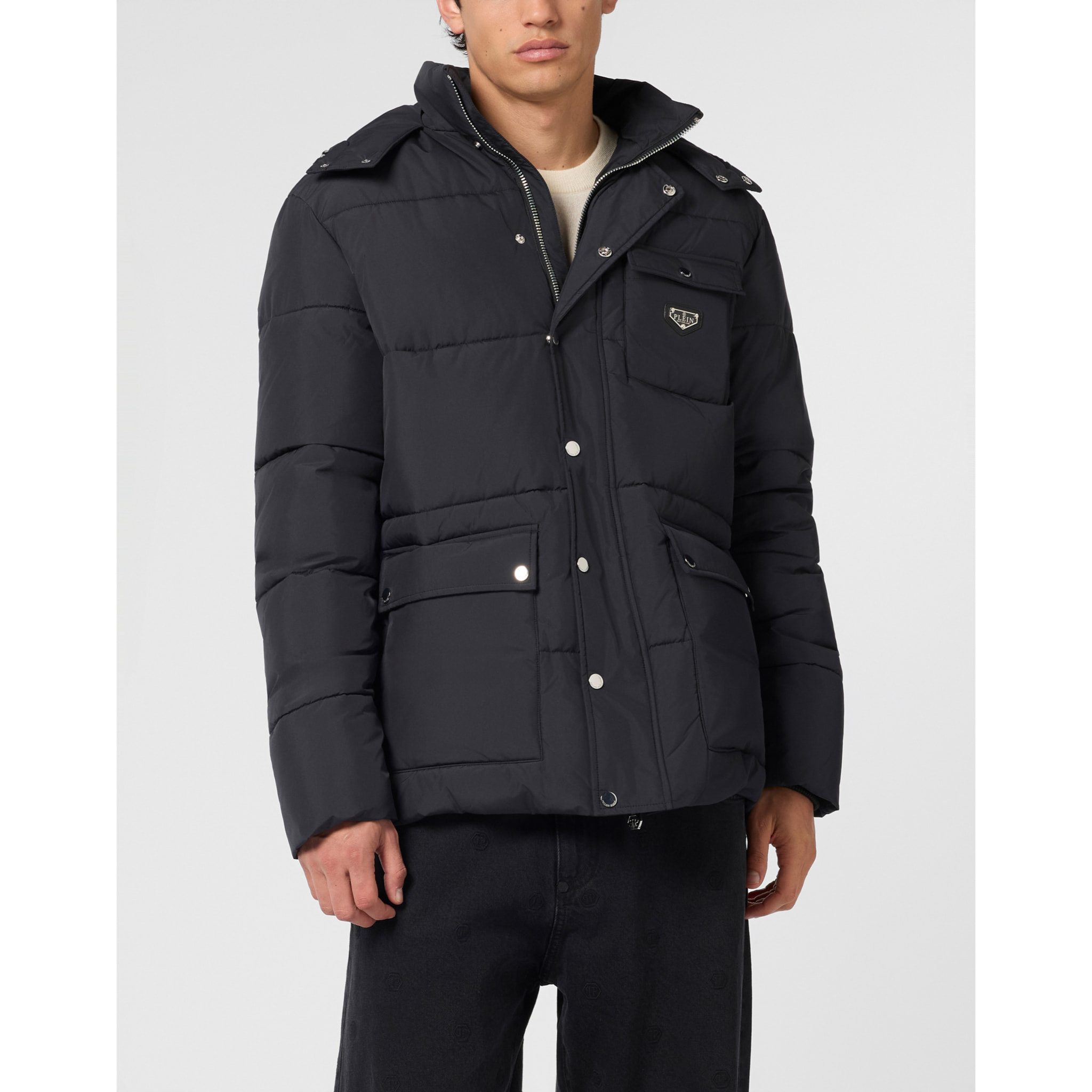 PHILIPP PLEIN Giacca in nylon GOTHIC PLEIN