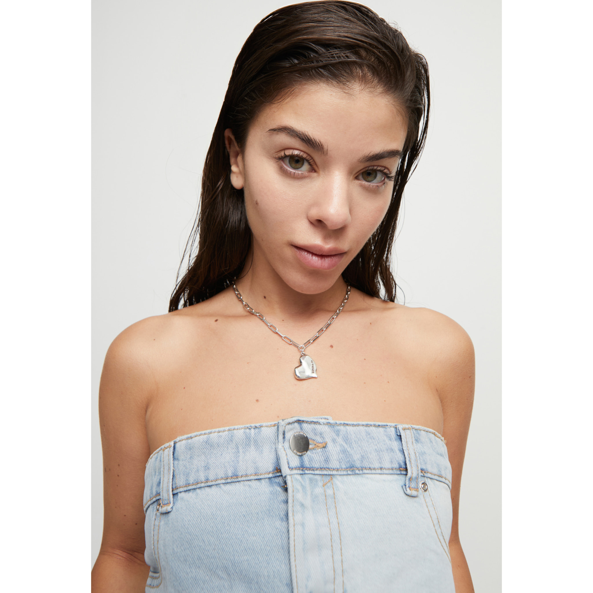 Colgante HeartBeat PLATEADO U