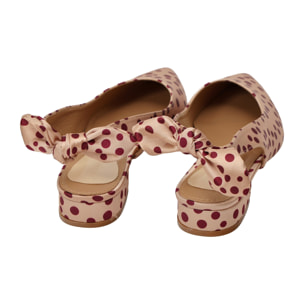 Ballerine pois - tacco 3,0 cm