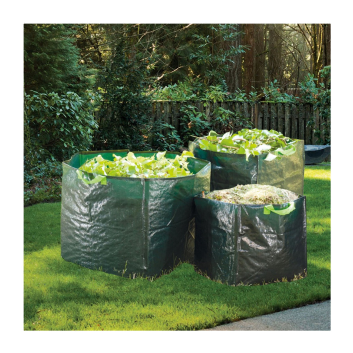 Sacs de jardin avec poignées - lot de 3