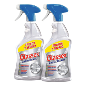 Limpiacristales Glassex pistola 1,5L, pack 2 unidades x 750ml