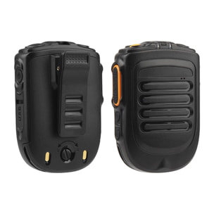 DAM Walkie Talkie Bluetooth BM001 compatible con Android. Bluetooth 4.2+EDR. Botón SOS. 9x3x6,5 Cm. Color: Negro