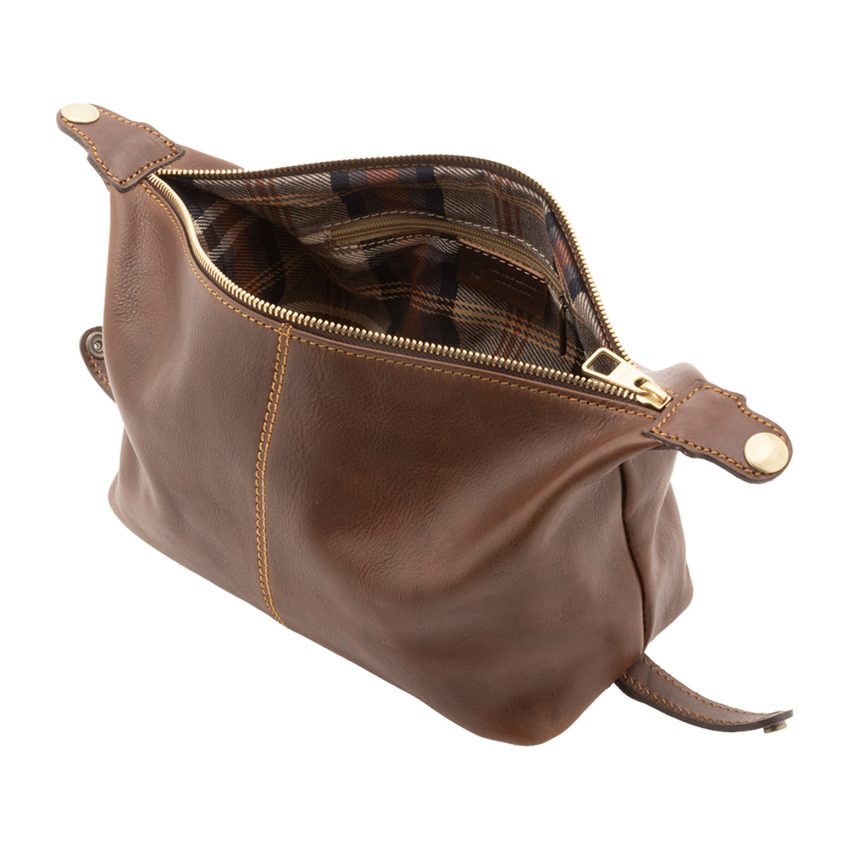 Pochette  unisex In Vera pelle Made in Italy 26x17x12 cm