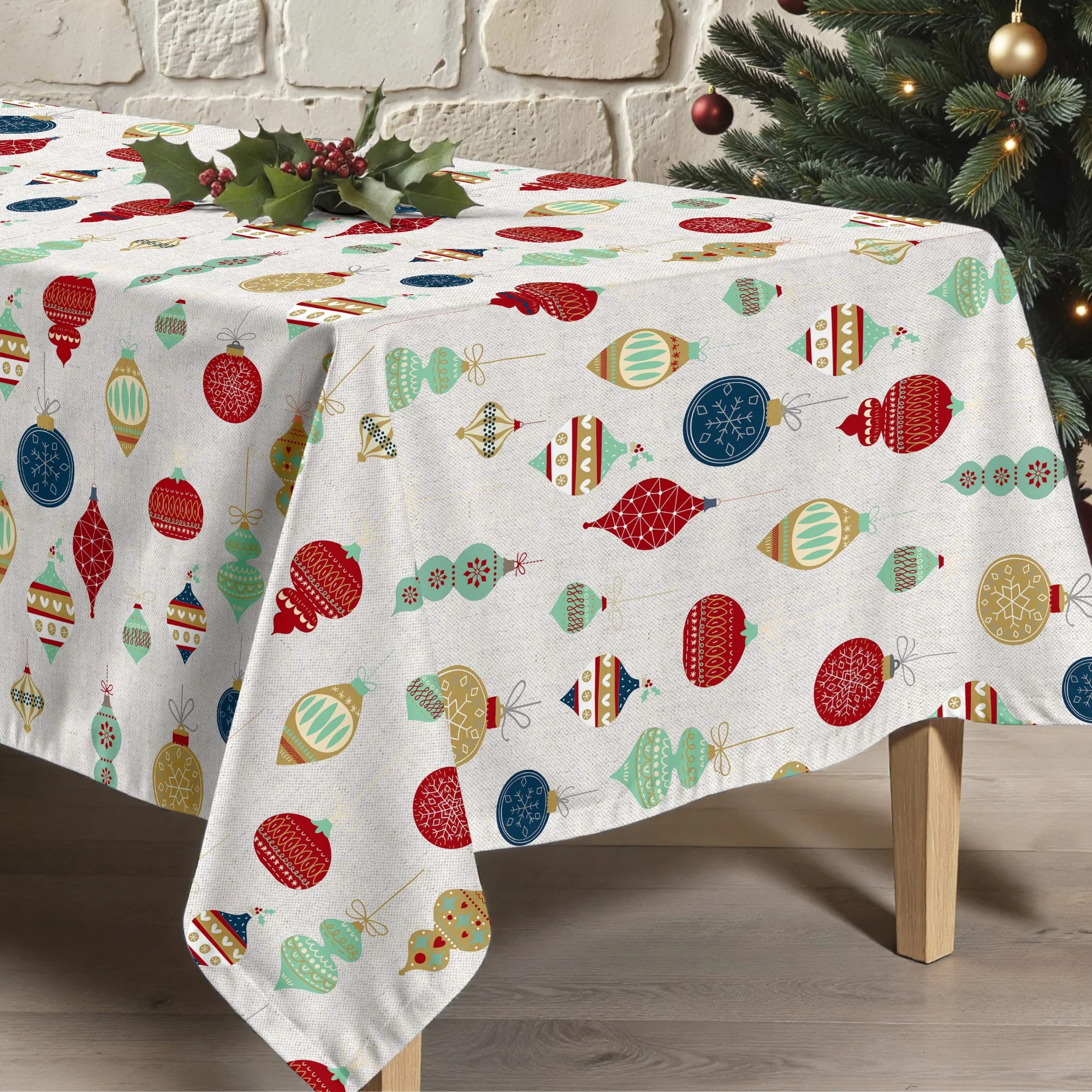 Nappe en résine Anti-tâches Merry Christmas 13