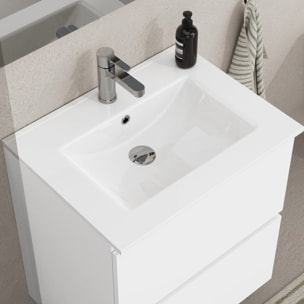 Conjunto mueble de baño SEA Alday, 60cm, Blanco Mate