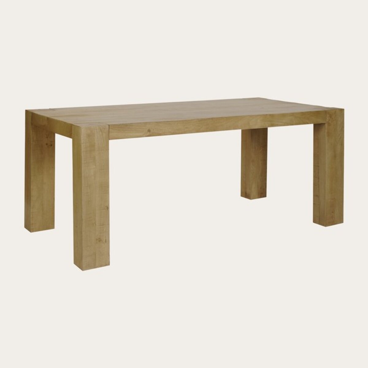 Lecler -bois massif de manguier-couleur bahamas naturelles 180 x 76 x 90 cm