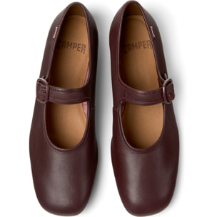 Bailarinas - CAMPER Casi Myra - Burdeos - Cuero liso
