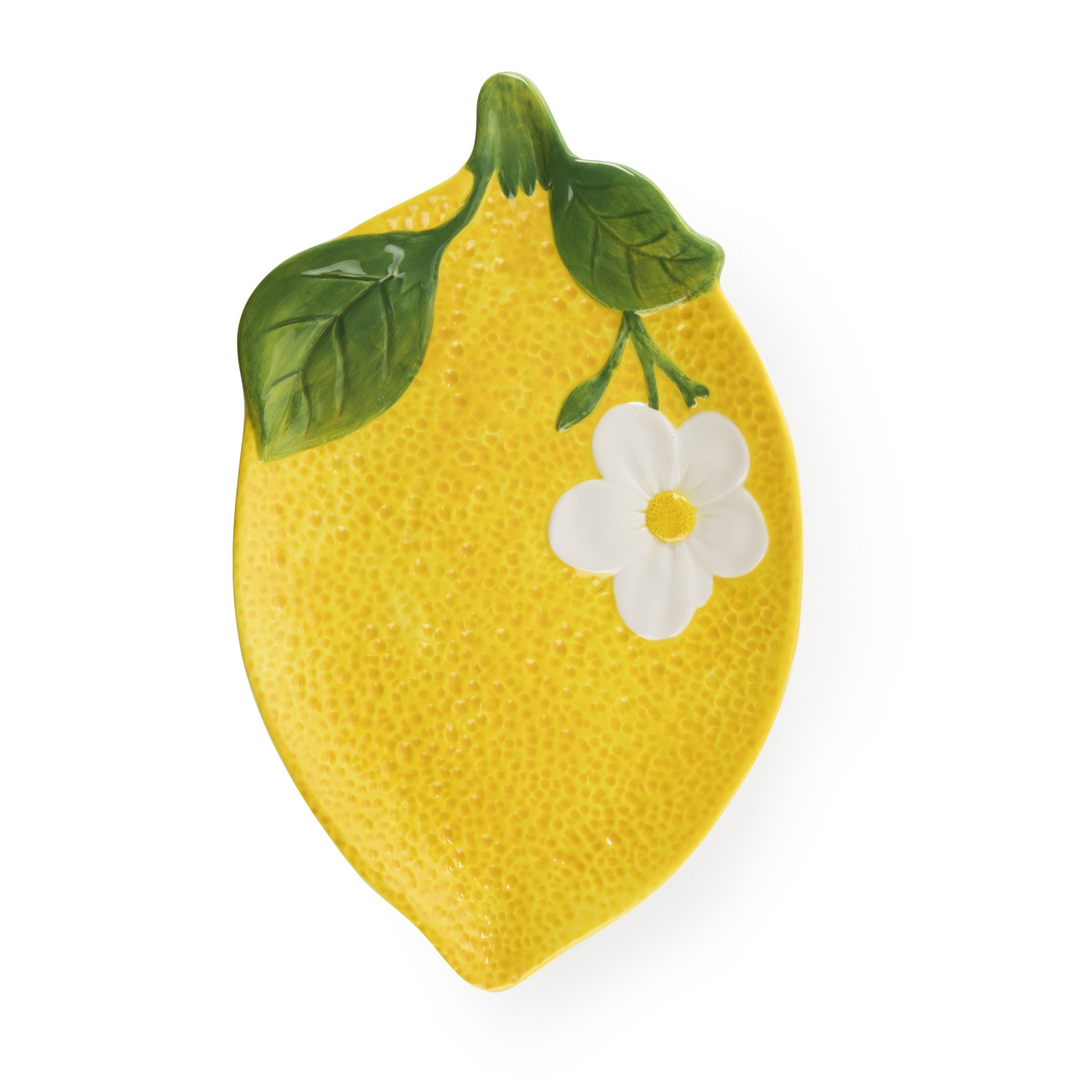 Set 6 piatti portata a forma di limone in ceramica Excelsa – Amalfi, Giallo