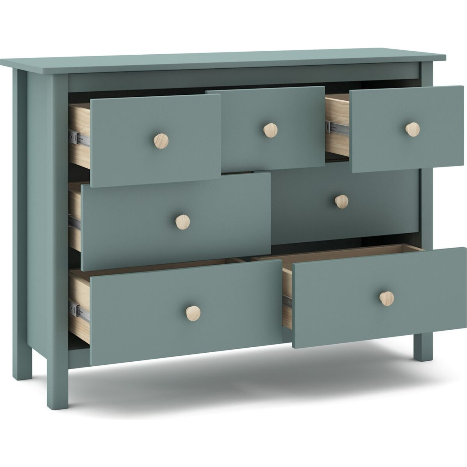 Commode enfant 7 tiroirs en bois massif - MELVIN