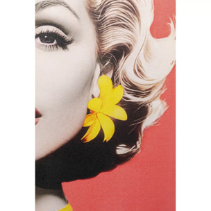 Affiche encadrée Diva 60x60cm blonde Kare Design