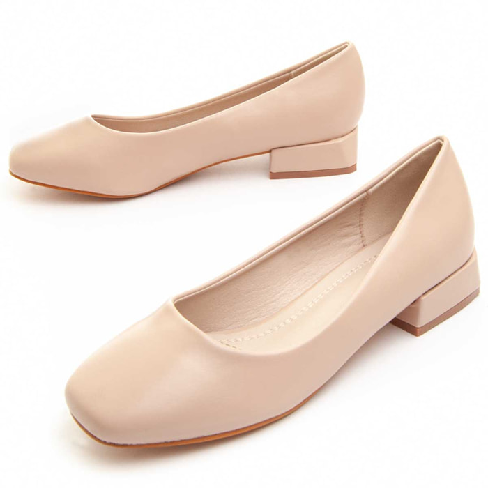 Bailarinas - Beige - Altura: 3 cm