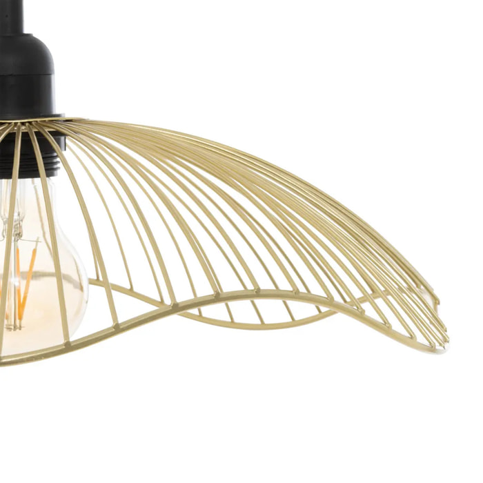 Suspension "Galt" doré D34cm