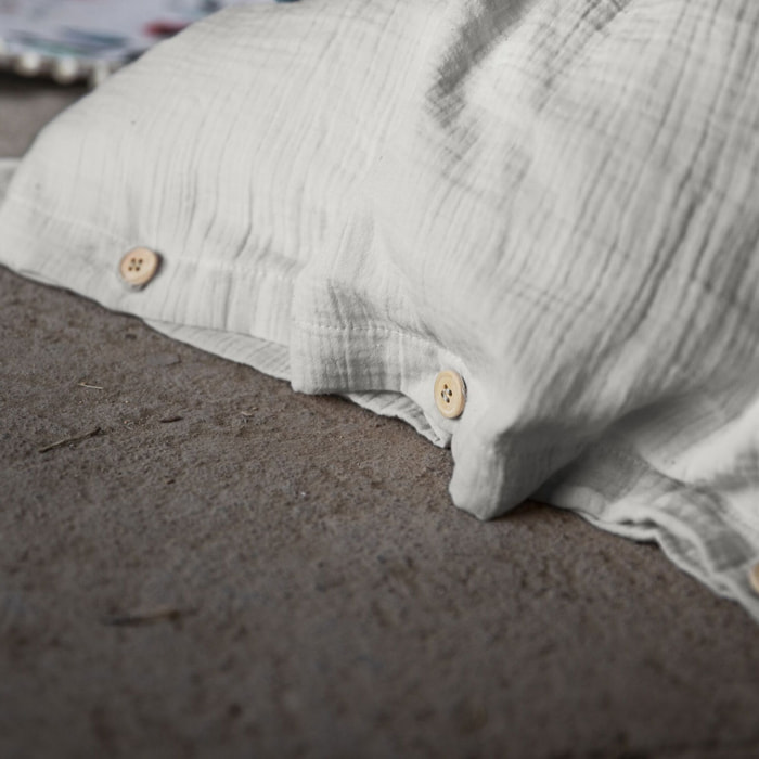 Housse De Couette 100% gaze De Coton Nuage