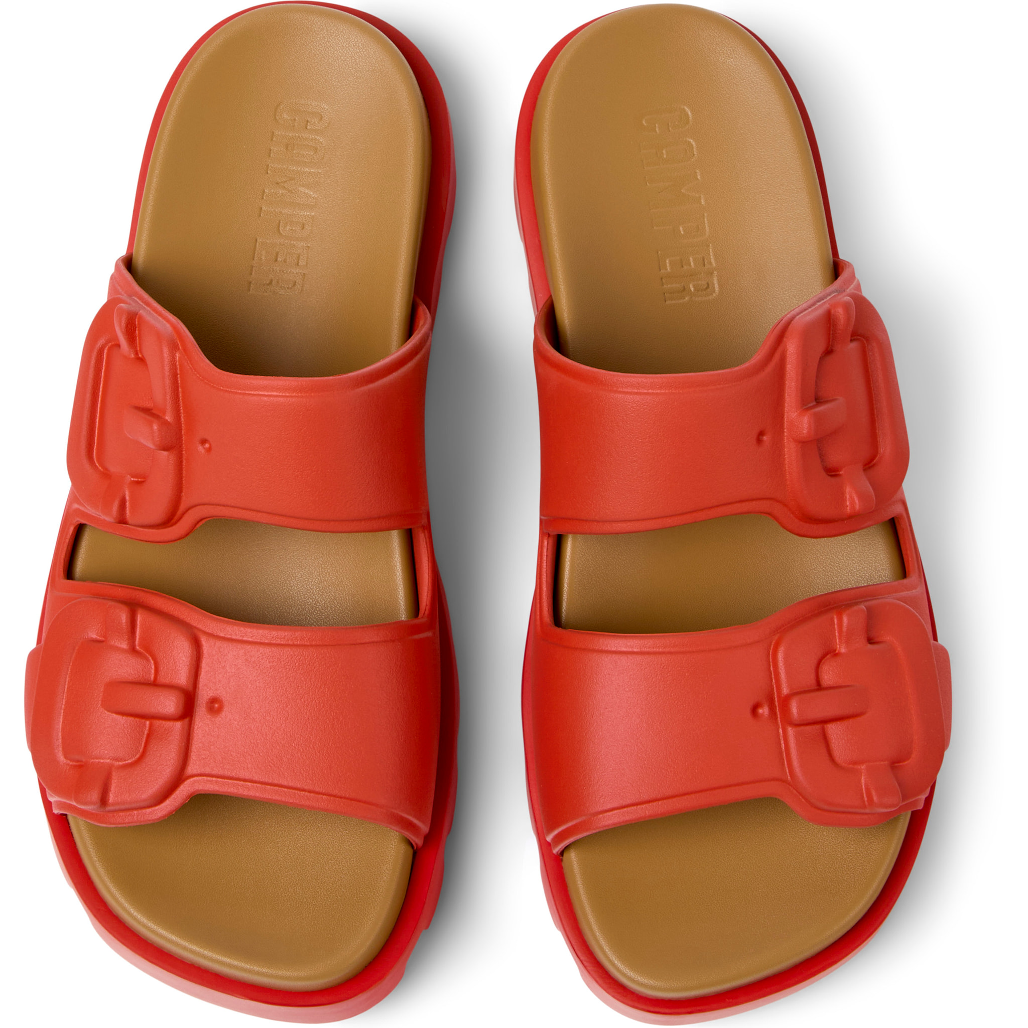 Sandalias - CAMPER Brutus Sandal - Rojo - Sintético