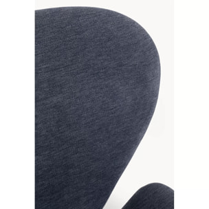 Chaise Soft Blossom bleue Kare Design