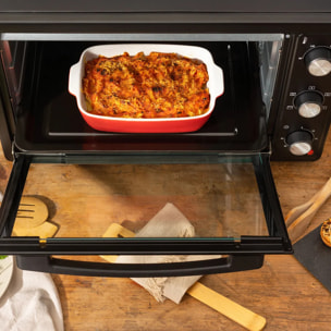 Horno de sobremesa JATA HN945 de 45 litros. 4 funciones: rotisserie, horno, grill y convección