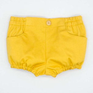 BERMUDA BOMBACHO SARGA AMARILLA OCRE