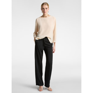Elena Mirò - Blusa in seta - Beige