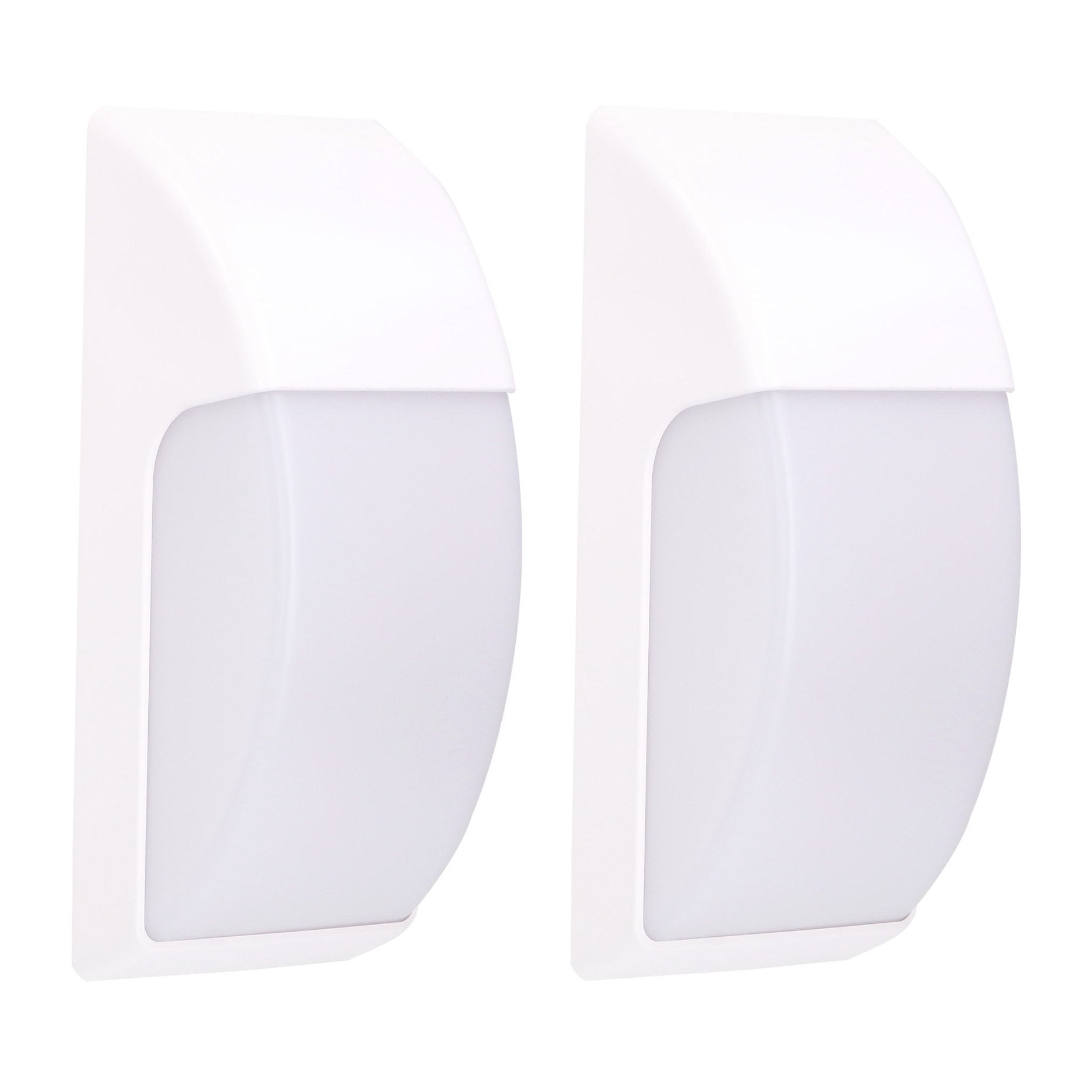 FORLIGHT AREA (2uds) Aplique para exterior Blanco IP65 E27 23W 1263Lm