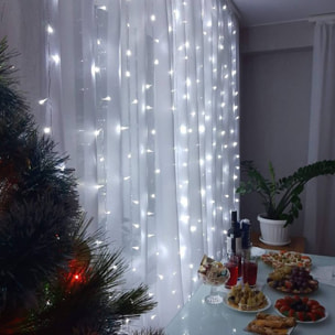 Guirnalda de iluminación navideña con 1500 led blanco - 30 metros