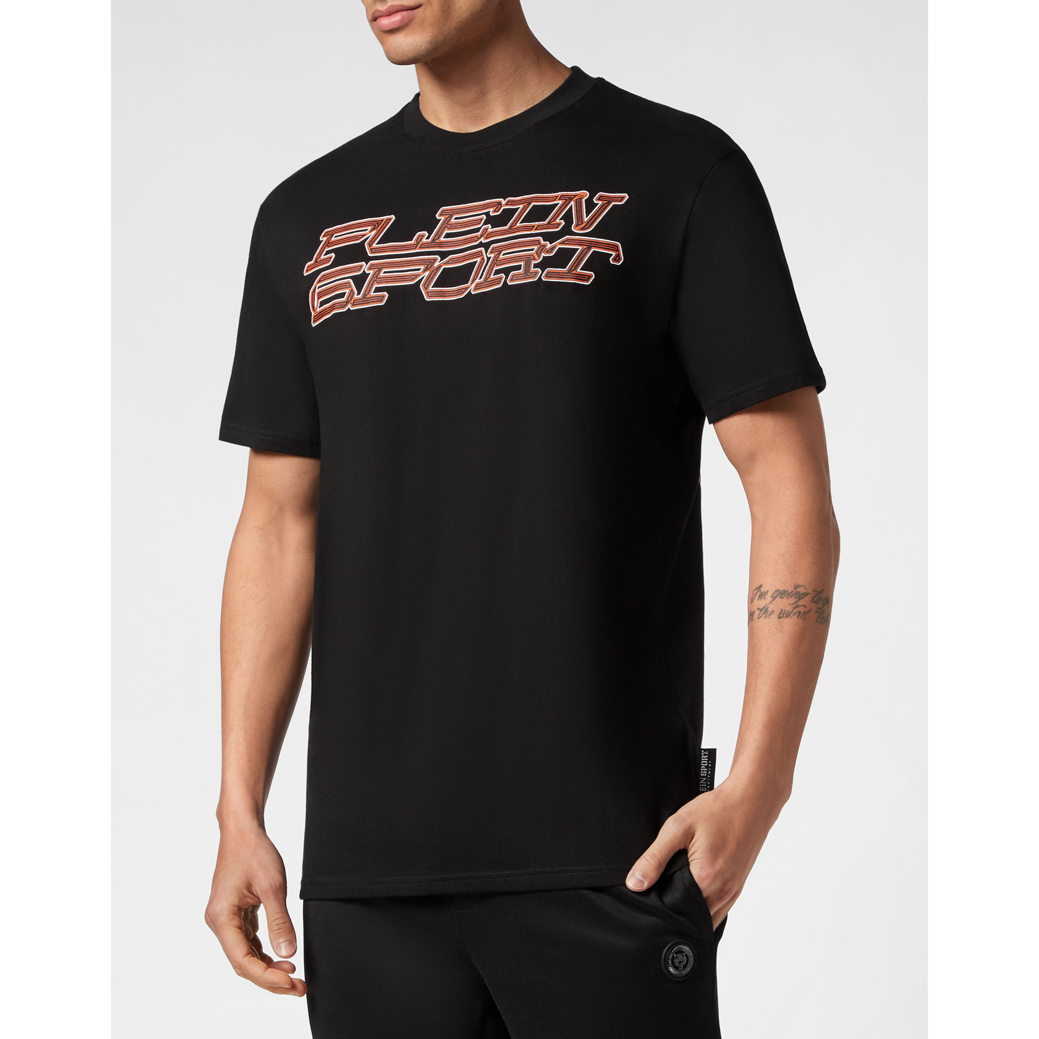 PLEIN SPORT Camiseta Cuello Redondo TIGER