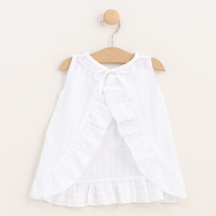 Vestido - 100% algodón - blanco