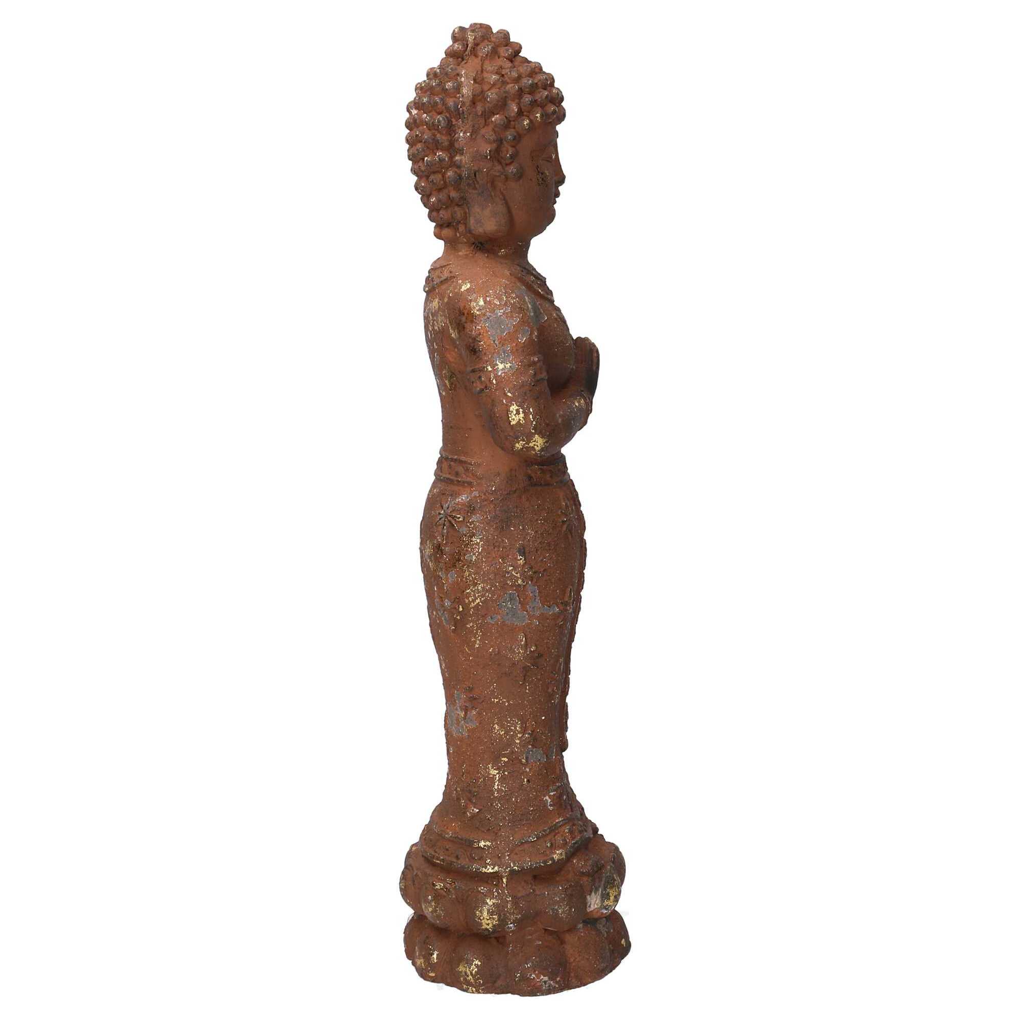 Buddha in resina bronzo cm13x12h51