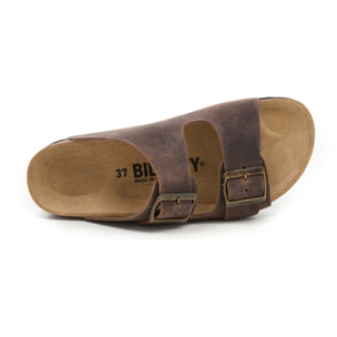 SANDALO CON ZEPPA BILLOWY MARRONE