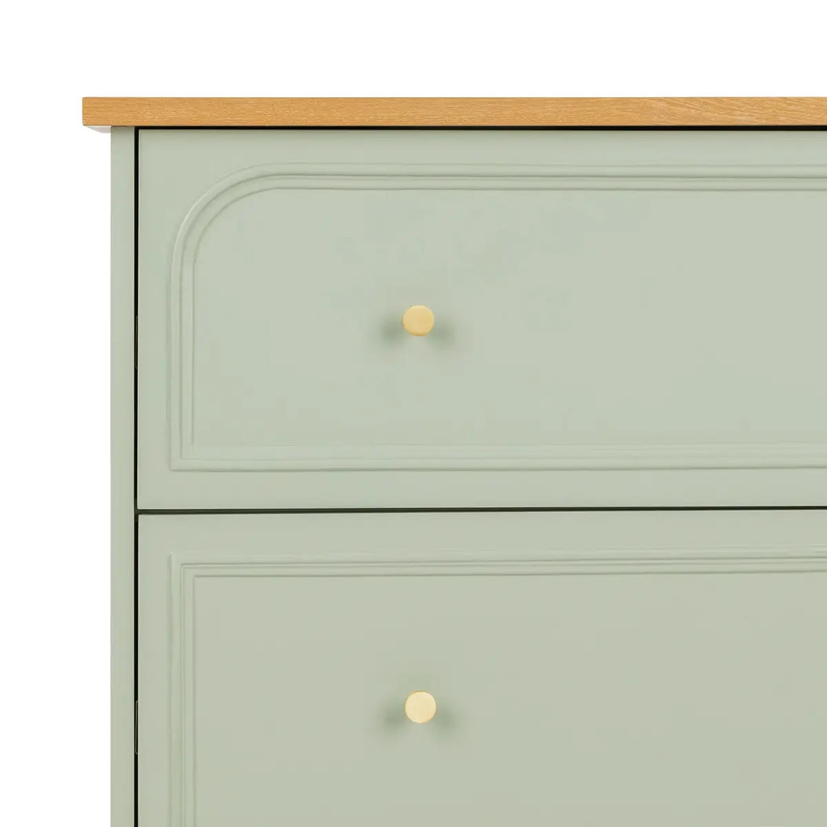 Commode Mohéa vert céladon 3 tiroirs