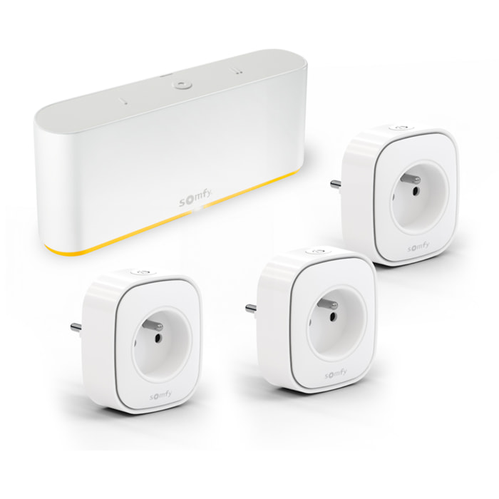 Pack TaHoma switch + 3 prises connectées Zigbee - Pour centraliser et connecter votre logement