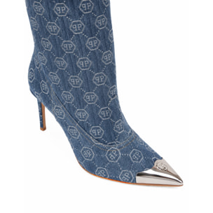 PHILIPP PLEIN Botines de tacón alto MONOGRAM