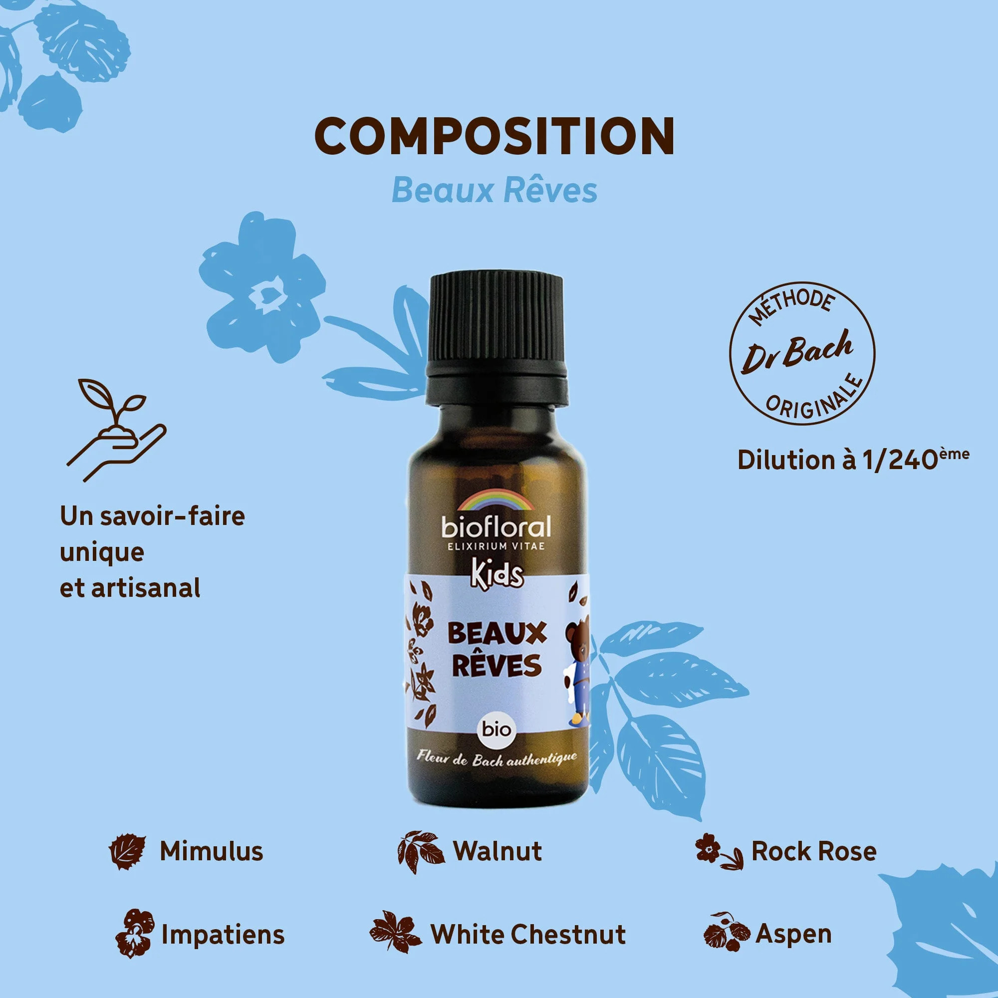 Biofloral - Beaux Rêves - Bio - 19,5 gr