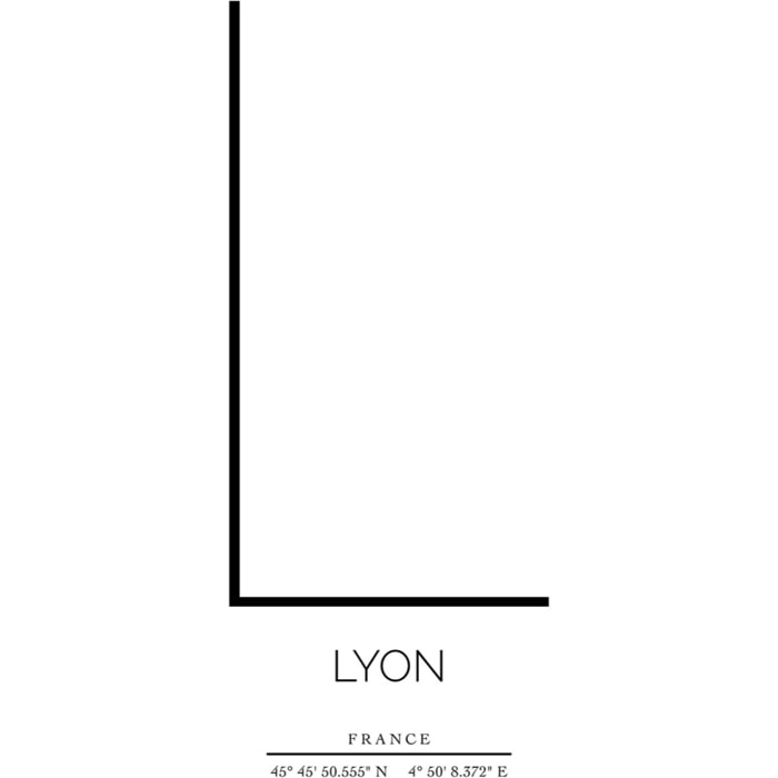 Tableau Lyon Tableau plexiglas