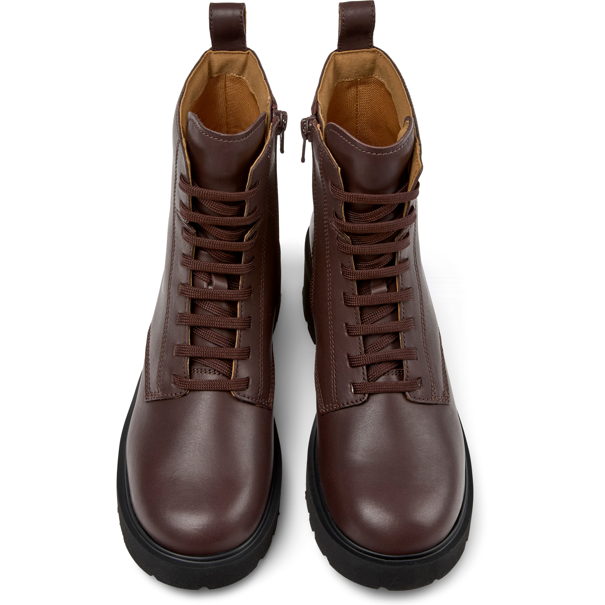 Botines - CAMPER Milah - Marron - Cuero liso