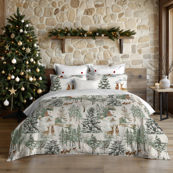 Housse de couette avec clics 100% coton Laponia 57