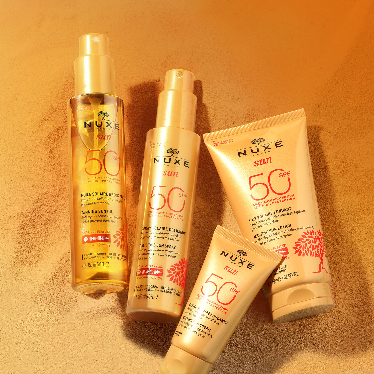 Nuxe Sun SPF50 - Spray Solaire Délicieux haute protection