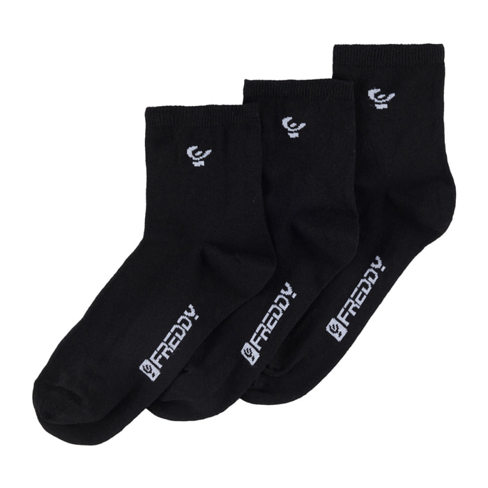 Pack 3 Calzini alla Caviglia Donna in Misto Cotone