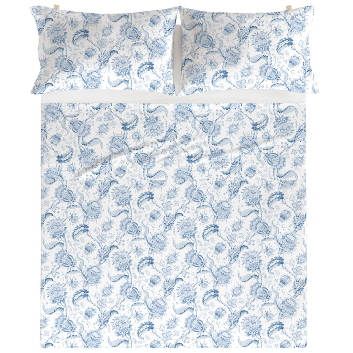 Sábana encimera 100% algodón MALAGA - Disponible en varios tamaños -