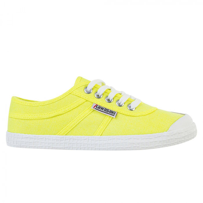 Zapatillas Sneaker para Hombre - KAWASAKI Original Neon Canvas Shoe K202428 5001 Safety Yellow