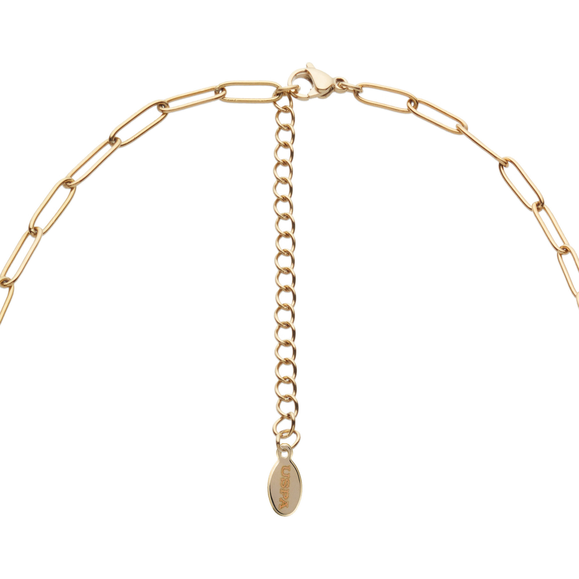 Collana U.S. Polo Assn. In acciaio inossidabile dorato