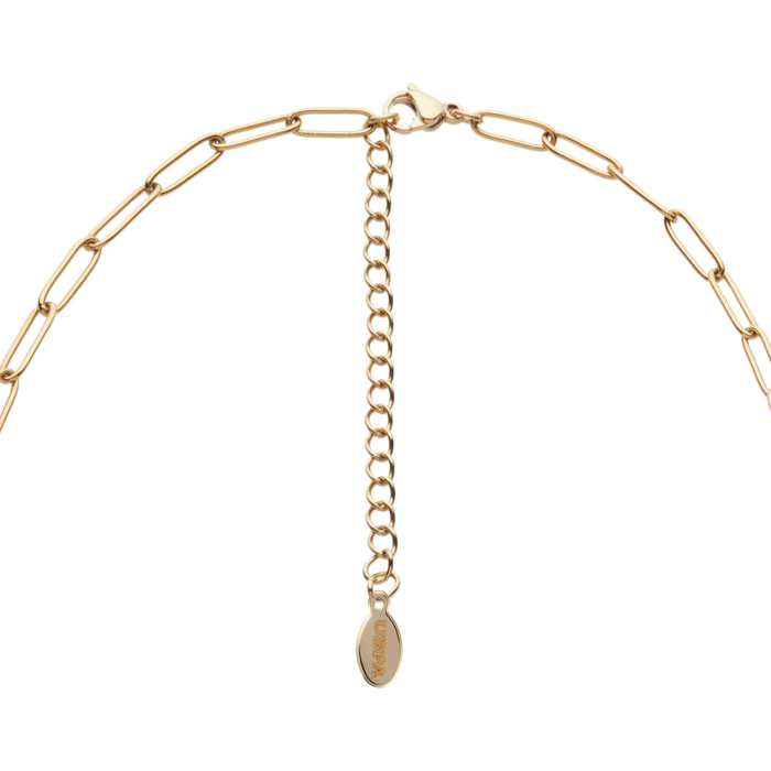 Collana U.S. Polo Assn. In acciaio inossidabile dorato
