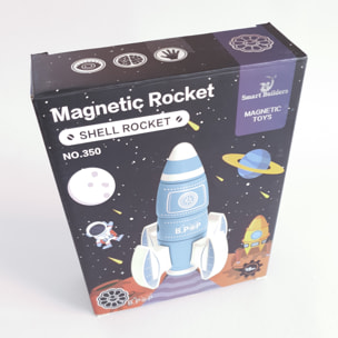 COHETE MAGNÉTICO DE CONSTRUCCIÓN: TRANSBORDADOR ESPACIAL 8 pcs