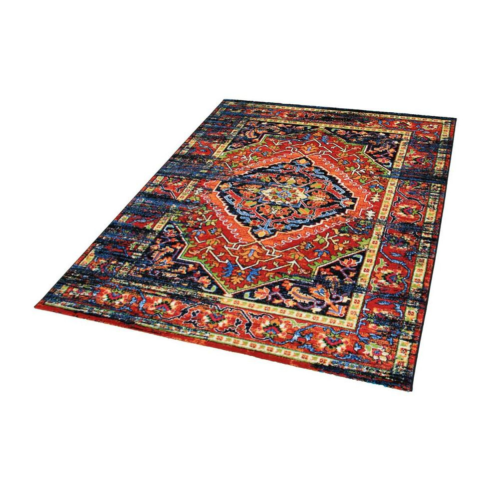 Tapis oriental tissé motif ancestral DEGE