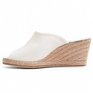 Sandalia De Cuña - Rosa - Altura: 4 Cm