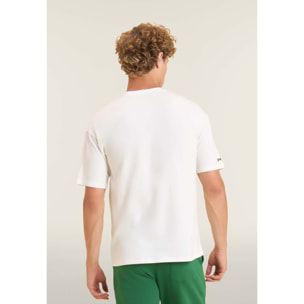 T-shirt regular con stampe lucide e dettagli tono su tono