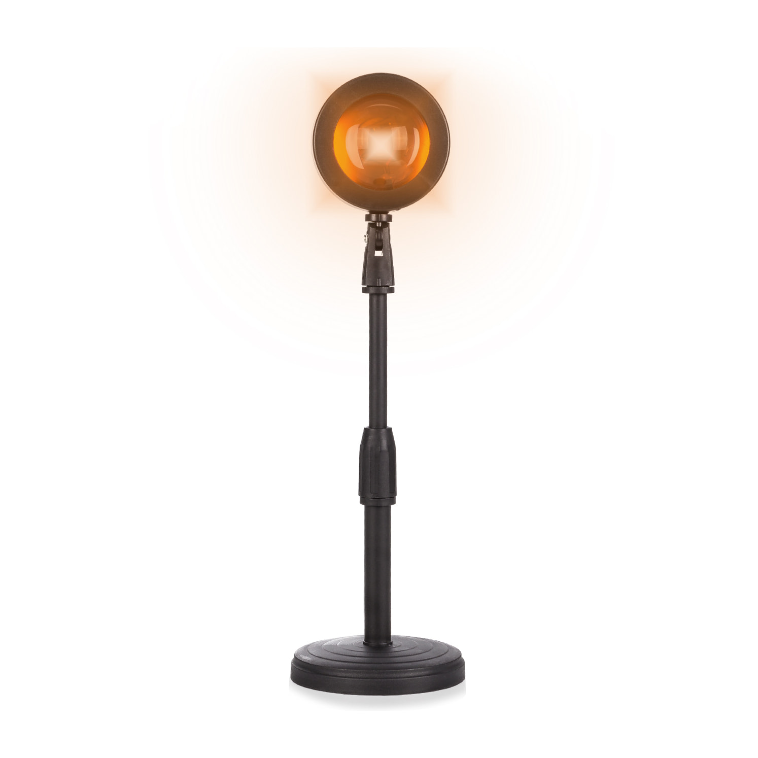 Sunset lamp: lampada LED effetto tramonto. Illuminazione ambientale per la casa e creativa per video e foto.