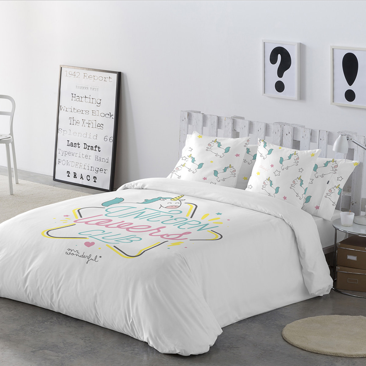 Funda nórdica Mr. Wonderful Unicorn Lovers - 1005 algodón -