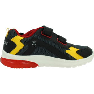 Zapatillas Niño de la marca GEOX  modelo J CIBERDRON BOY NEGRO