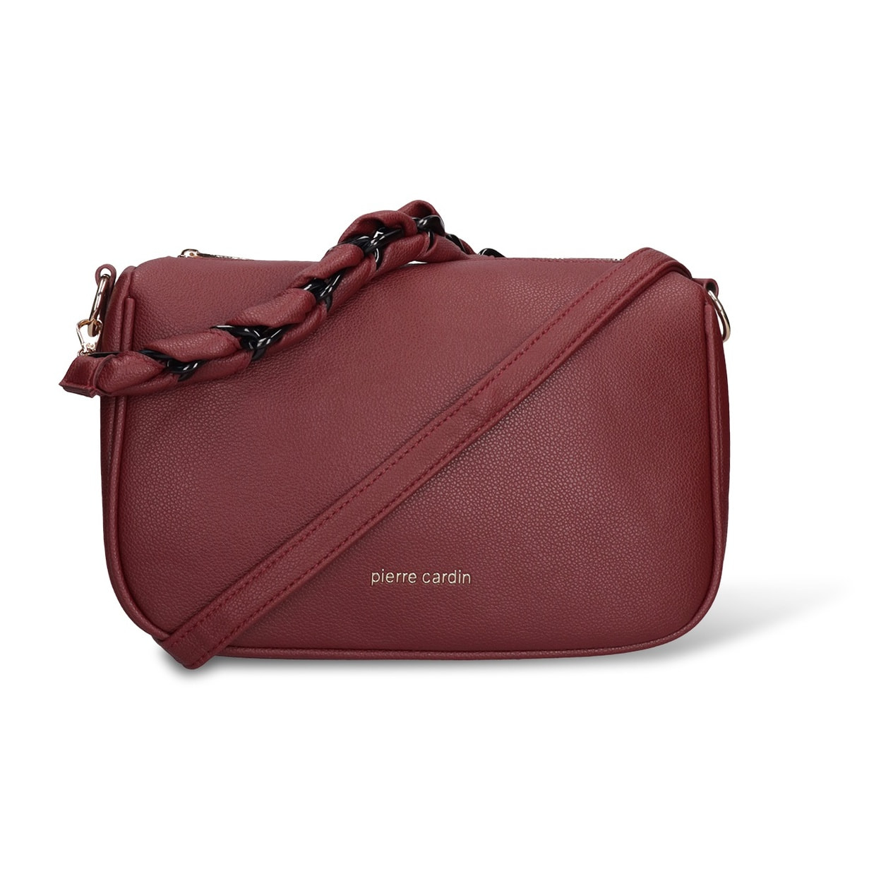 Borsa a spalla da donna - Modello Céleste Lux - Pelle vegana PU - 28.0 x 18.0 x 12.0 cm