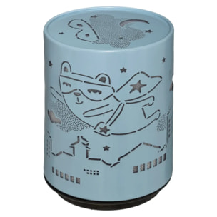 Veilleuse à pile push trendy H.13cm métal